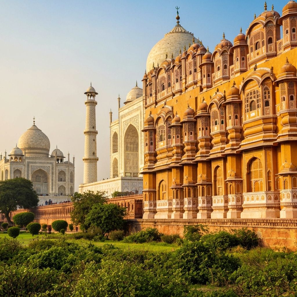 Golden Triangle — Taj Mahal & Hawa Mahal